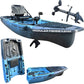 Recon Modular Fishing Kayak - 10ft Lightweight, Sit On Top Kayak for Adults & Youth - Stable & Portable, Ideal Space-Saving Design - 400 lbs Capacity