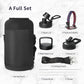 Trebo Insulated Water Bottle 64 oz, Half Gallon Metal Vacuum Water Jug with Paracord Handle and 3 Lids, Leakproof BPA-Free Flask for Gym Sports Hiking Travel, Keep Cold 48 Hours, Ruby Red