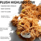 Playology Dog Toys | Plush Toy Highland Cow Stuffed Animal for Dogs | Jumbo Beef Scented Toy - Easy to Clean and Made from Non Toxic Materials