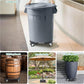 W B D WEIBIDA 2 Pack Plant Caddies with Wheels Heavy Duty 440 lbs Capacity, Rolling Plant Stand for Large Planter and Pots Indoor Outdoor, Garden Round Dolly with Lockable Casters
