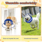 Dog Cone Collar with Enhanced Anti-Licking, Inflatable Dog Cone After Surgery, Adjustable Size with Soft Padding for Small Medium Large Dogs - Blue/XL
