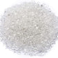 TWINKLING High Luster Fire Glass Gravel Stone Glitter,Broken Glass,Fire Gems Chips,Crushed Glass for Fire Pit Crafts Resin Art Aquarium Garden Decoration,3-6mm,1-Pound Jar (Crystal/Transparent)