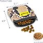 Dog Treat Pouch for Pet Walking and Training with Clicker Poop Bags and Double Bag Design Small Fanny Zipper Pack Holder for Puppy Snack Dispenser Kit for Leash and Outdoor Use Snake Skin