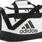 adidas Unisex Defender 4.0 Gym Duffel Bag for Men and Women, Two Tone White/Black, Small (38L)