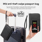 RFID Blocking Family Passport Holder Wallet 6,Premium Leather Travel Document Organizer for Women and Men,Travel Wallet for Credit Card