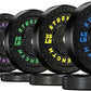 GIKPAL 2-Inch Bumper Plates High Bounce - Rubber Olympic Weight Plates Set for Home Gym, Barbell Plates for Weight Lifting Strength Training,