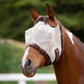 Kensington UV Fly Mask with Fleece Trim - Protective Mask with Dual Ear Opening & Forelock Freedom - Large, Desert Sand