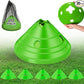 ShinyRelief Jumbo Disc Cones Jumbo Soccer Cones with Mesh Bag Giant Large Agility for Soccer Training Adult Sports