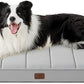 Bedsure Cooling Dog Bed for Crate - Large Orthopedic Flat Puppy Beds with Removable Washable Cover, Egg Crate Foam Pet Mat, Suitable for Pet Up to 50 lbs