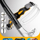 CAPAS Training Swim Snorkel for Lap Swimming, Swivel Headband Ultimate Fit Center-Mount Swimmers Snorkel with Liquid Silicone Mouthpiece Adjustable Strap, Designed for Adult Men Women