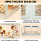 Prolee Hamster Cage Wooden, Mice and Rat Habitat, Hamster Cage with Openable Mesh Top, Clear Acrylic Solid Built with Lock Design, Oak 40"