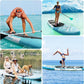 FBSPORT 11' Premium Stand Up Paddle Board, Yoga Board with Durable SUP Accessories & Carry Bag | Wide Stance, Surf Control, Non-Slip Deck, Leash, Paddle and Pump for Youth & Adult