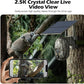 VOOPEAK Cellular Trail Camera, 2.5K Trail Cameras with Color Night Vision, Built-in SIM Card Live Streaming Pan 355° Tilt 90° Game Camera Solar Powered Motion Activated No WiFi Needed