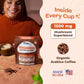 Pella Nutrition Organic Mushroom Coffee – Lions Mane, Reishi, Chaga, Cordyceps, Shiitake, Maitake & Turkey Tail – Superfood Instant Mushroom Coffee Blend for Focus & Energy (Regular Caffeine, 60 Cups)