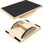 Balance Board Professional Wobble Board for Adults Anti-Slip for Physical Therapy Standing Desk Core Strength Wooden Rocker Board(350LBS)