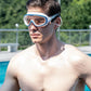 Adult Swimming Goggles,Leak-Proof,Anti-Fog Pool Glasses,Wide View Swim Goggles with Ear Plugs and Nose Clip
