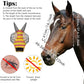 Qualirey12 Pieces Horse Fly Mask Bulk Comfortable Elasticity Mask for Horses with Ears Net UV Protection Breathable Horse Supplies Face Covering for Horse Pony and Foal (Geometric Patterns, Medium)