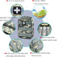 Carlebben EMT MOLLE Ifak Pouch Tactical MOLLE Medical First Aid Kit Utility Pouch ACU Camouflage