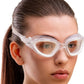 AqtivAqua Swimming Goggles, DX Wide View Swim Goggles for Adult Men Women, Anti Fog No Leaking