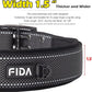 Fida Heavy Duty Dog Collar 1.5” Width, Ultra Soft Neoprene Padded, Adjustable Reflective Nylon Pet Collar with Two Metal Pin Belt Buckle for Large/X-Large Breeds (XL, Black)