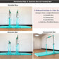 Gymnastics Double Horizontal Bars 3Play Parallel Bars Uneven Bars Gymnastics Training Kip Bar with 304 Stainless Steel Regulating Arms & Fiberglass Rail for Indoor Outdoor Home Club Use
