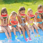 Kids Swim Fins,Short Comfortable Flippers for Lap Swimming and Training for Child,Girls,Boys,Beginners