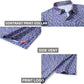Men's Golf Polo Shirts Short Sleeve Striped Performance Moisture Wicking Dry Fit Golf Shirts for Men