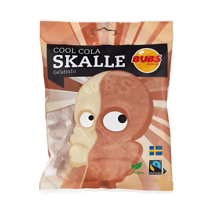 Bubs Swedish Candy Cool Cola - Skalle