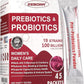 ZEBORA Probiotics-for-Women 100-Billion-CFUs with Prebiotics, D-Mannose & Cranberry for Digestive, Immune, Feminine UT Health Support, Ultimate Probiotic Women's Care, Soy & Gluten Free, 45 Packets