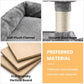 SHA CERLIN 68 Inches Multi-Level Large Cat Tree for Large Kitties/Big Cat Tower with Condo/Cozy Plush ‌Pussycat Perches/Sisal Scratching Posts and Hammocks/Activity Center/Grey