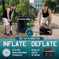 Albott Inflatable Cold Plunge Tub for Athletes, Ice Bath Tub with Insulated Lid Non-Slip Mat, Water Chiller Compatible, Portable for Outdoor & Indoor Recovery, 150 Gal, 59"L x 32"W x 28"H