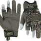 HANDLANDY Fingerless Framer Work Gloves for Men, Utility Grip Paded Gloves for Tactical Shooting Airsoft Hunting Driving (Camo- 3 Fingerless, Large (Pack of 1))