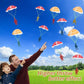 Manmel 40PCS Parachute Toy, Outdoor Flying Toy for Kids 3 4 5 6 7 8 9, Mini Paratroopers Army Parachute Flying Throwing Outside Toys for Toddlers, Boys, Girls, Party Favors, Goodie Bag Stuffers