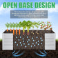 SnugNiture Galvanized Raised Garden Bed 6x3x2FT Outdoor Large Metal Planter Box Steel Kit for Planting Vegetables, Flowers