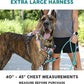 Embark Adventure Dog Harness, Reflective Trim XL Dog Harness for Extra Large Dogs No Pull - Military Grade Nylon, 2 Leash Clips & Gel Lined Handle. Soft & Padded Puppy Dog Harnesses for Any Breed