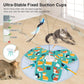 Interactive Cat Toys, 2025 Upgraded Automatic Cat Toy for Indoor Cat, Kitten Toys for Bored Indoor Adult Cats, Hide and Seek Cat Toy with Moving Feather, USB Rechargeable