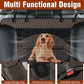 Waterproof Dog Car Seat Cover - Scratch Proof Nonslip Back Seat Hammock with Mesh Window & Storage Pocket for SUVs/Trucks/Sedans-S, Brown/Black