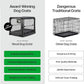 DIGGS Revol Collapsible Dog Crate with Wheels - Premium Portable Dog Crate - Safe, Stylish, and Convenient Indoor Kennel (Charcoal, Medium)
