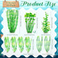 10 Pcs Large Aquarium Artificial Plants Decorations, Tall Plastic Fish Tank Plant Decorations for Household and Office Aquarium (Green)