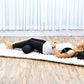 Leewadee Small Yoga Bolster – Shape-Retaining Cervical Neck Roll, Tube Pillow for Comfortable Reading, Kapok Filling, 22 x 6 x 6 inches