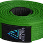 BJJ Belt for Men & Women Brazilian Jiu Jitsu Belt with Ranking Stripes Sleeve Bar Kids Jiu Jitsu Gi Belt