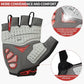 Souke Sports Mens Cycling Gloves with Gel Pads Half Finger Bike Gloves Lightweight Anti-Slip Shock-Absorbing for MTB Road Biking