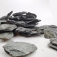 Voulosimi Natural Slate Rocks PH Neutral Stone Perfect Rocks for Aquariums, Landscaping Model,Tank Decoration,Amphibian Enclosures (7.5 LB, 1-3 inch)