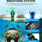 VGKE Full Face Snorkel Mask for Adults, 180 Degree HD Panoramic View Snorkeling Gear with Waterproof Phone Pouch, Anti-Leak & Anti-Fog, Breathe Freely Suitable for Men/Women
