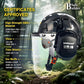 Forestry Safety Helmet with Build-in Visor Mesh Face Shield Ear Muffs 4 in 1 Chainsaw Safety Hard Hats