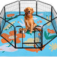 BurgeonNest Washable Pee Pads for Dogs, 1 Pack 72''x72'' Super Absorbent, Leakproof & Non-Slip Reusable Potty Pads for Puppy Playpen, Crate, Whelping Box, Potty Training, Blue