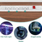 YITAHOME Heavy Duty 55-75 Gallon Fish Tank Stand with Power Outlet, Marble Aquarium Stand for Fish, Turtle, Reptile Terrarium, Shelves for Fish Tank Accessories Storage, 860LBS Capacity, White & Walnut