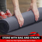 Large Exercise Mat for Home Workout,12‘x6’/10'x6'/9'x6'/8'x6'/7'x5'/6'x4' (7mm) Extra Thick Workout Mat, High-Density Gym Mat for Cardio, Jump Rope, MMA, Weights (Shoe-Friendly)