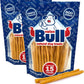 ValueBull USA - Rawhide Twists for Small Dogs, 5 Inch, Smoked, Varied Thicknesses, 100 Count - Natural & Safe, USA Beef Hide, Long Lasting, Chemical Free, No Artificial Flavors