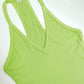 iGENJUN Workout Tops for Women Racerback Basic Tank Summer 2025 Camisole V Neck Slim Fit Ribbed Sleeveless